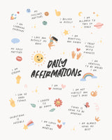 Daily Affirmations No2 Poster och Canvastavla