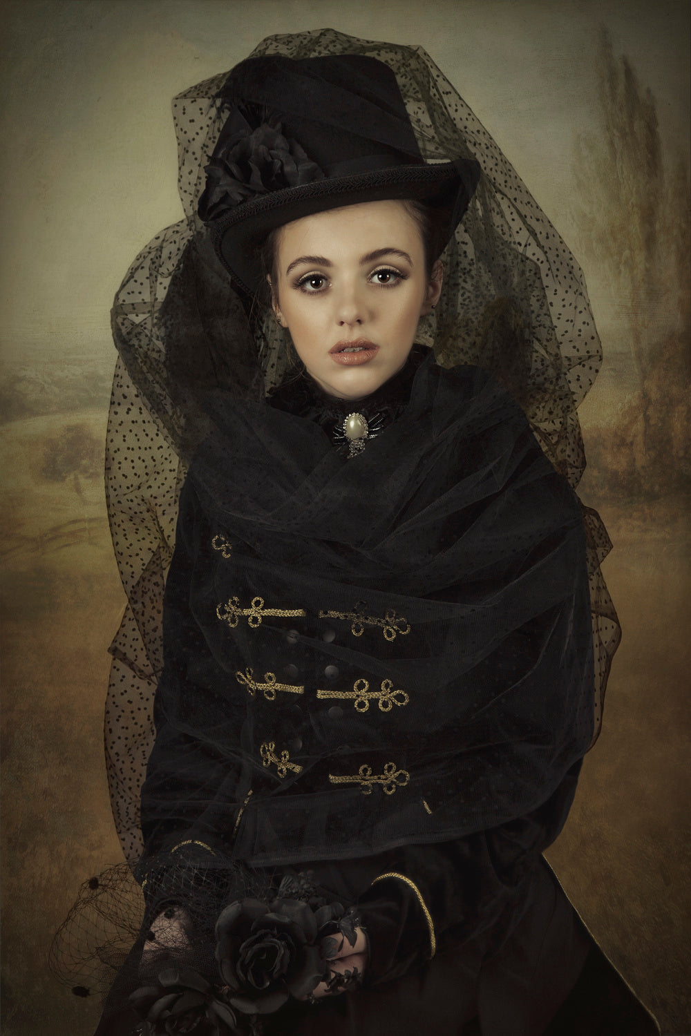 English lady Poster och Canvastavla