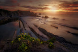 Sunset in Liencres Poster och Canvastavla