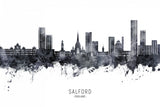 Salford England Skyline Poster och Canvastavla