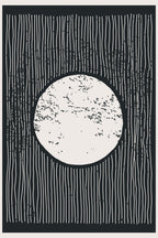 Minimal Moon Poster och Canvastavla