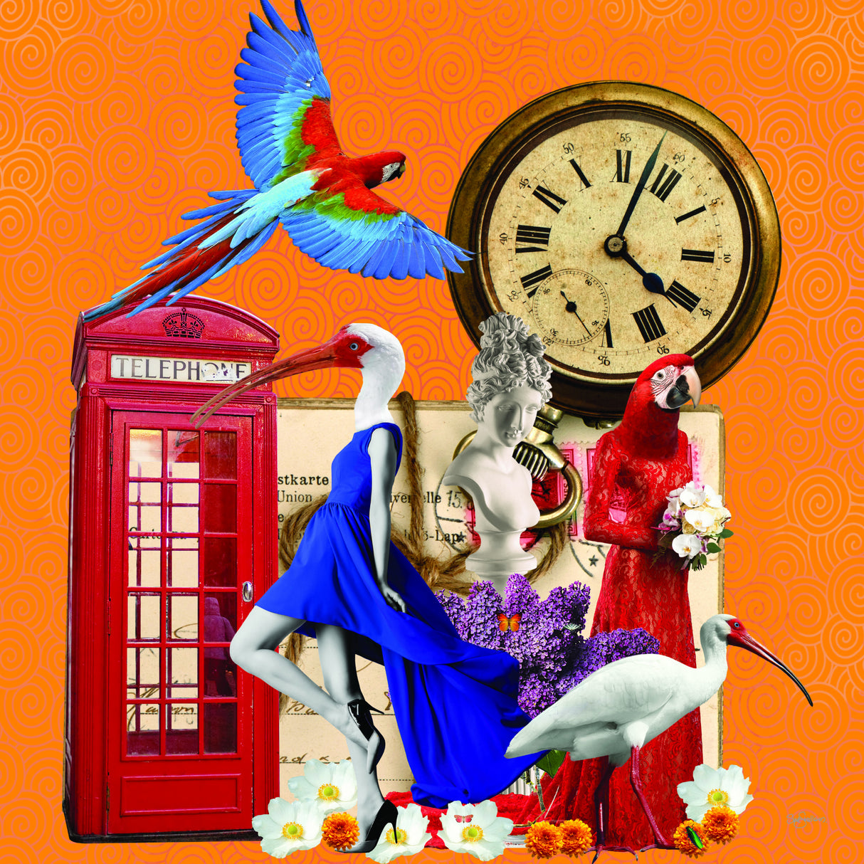 Wonder World- Chickee Bird Poster och Canvastavla