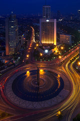 Hotel Indonesia Roundabout Poster och Canvastavla