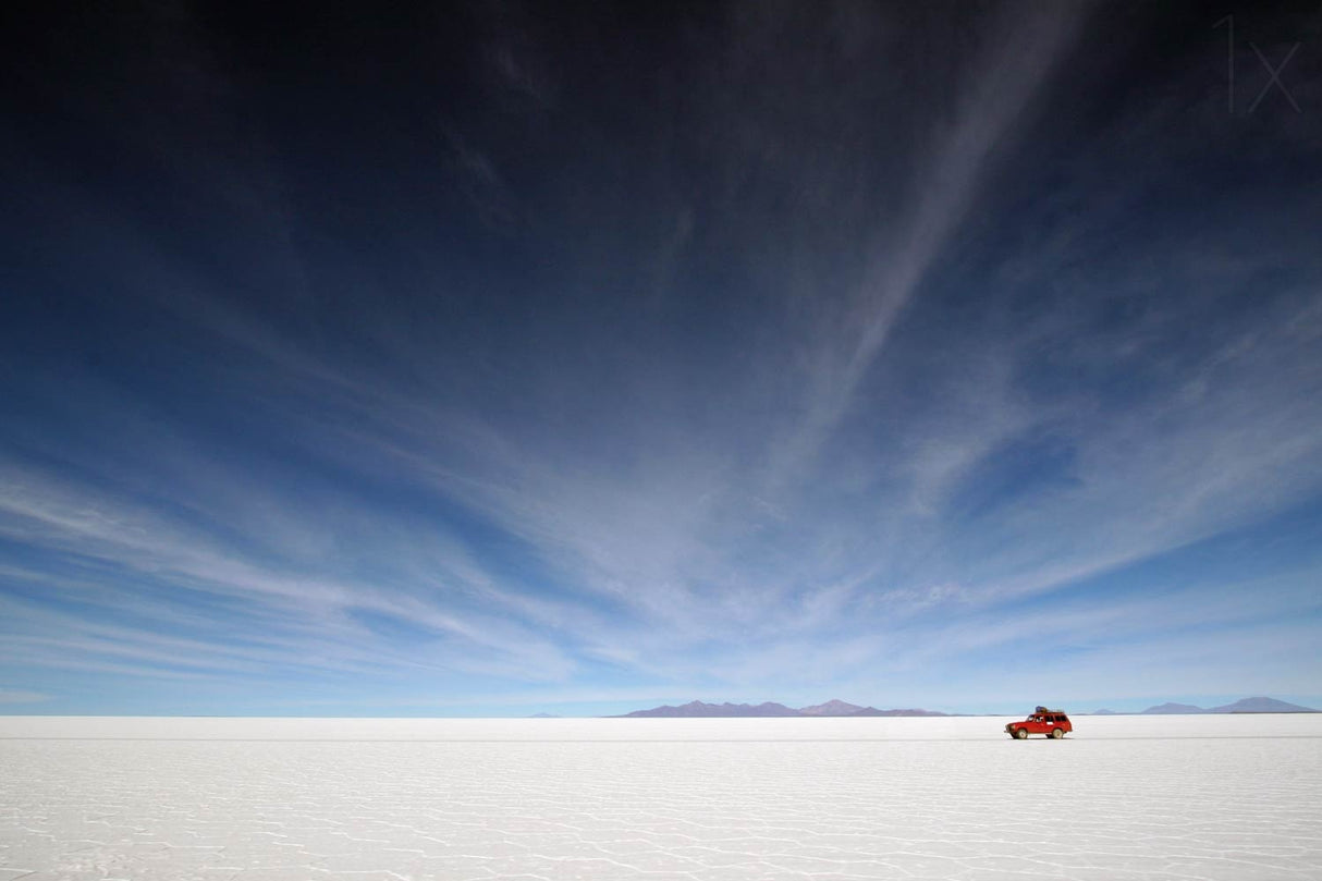 Driving on the Salar Poster och Canvastavla