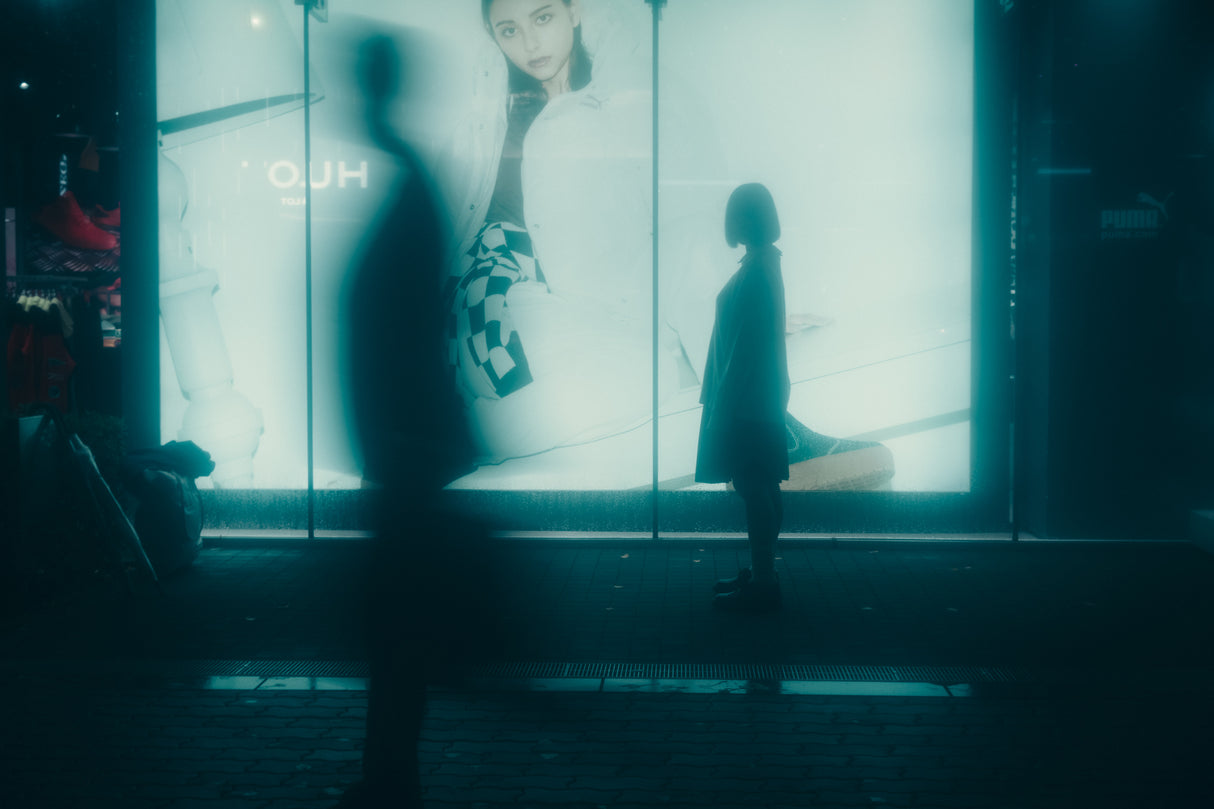 Night street Poster och Canvastavla