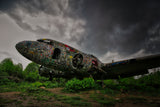 abandoned airplane Poster och Canvastavla