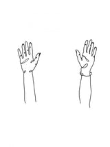 Hands Up Poster och Canvastavla
