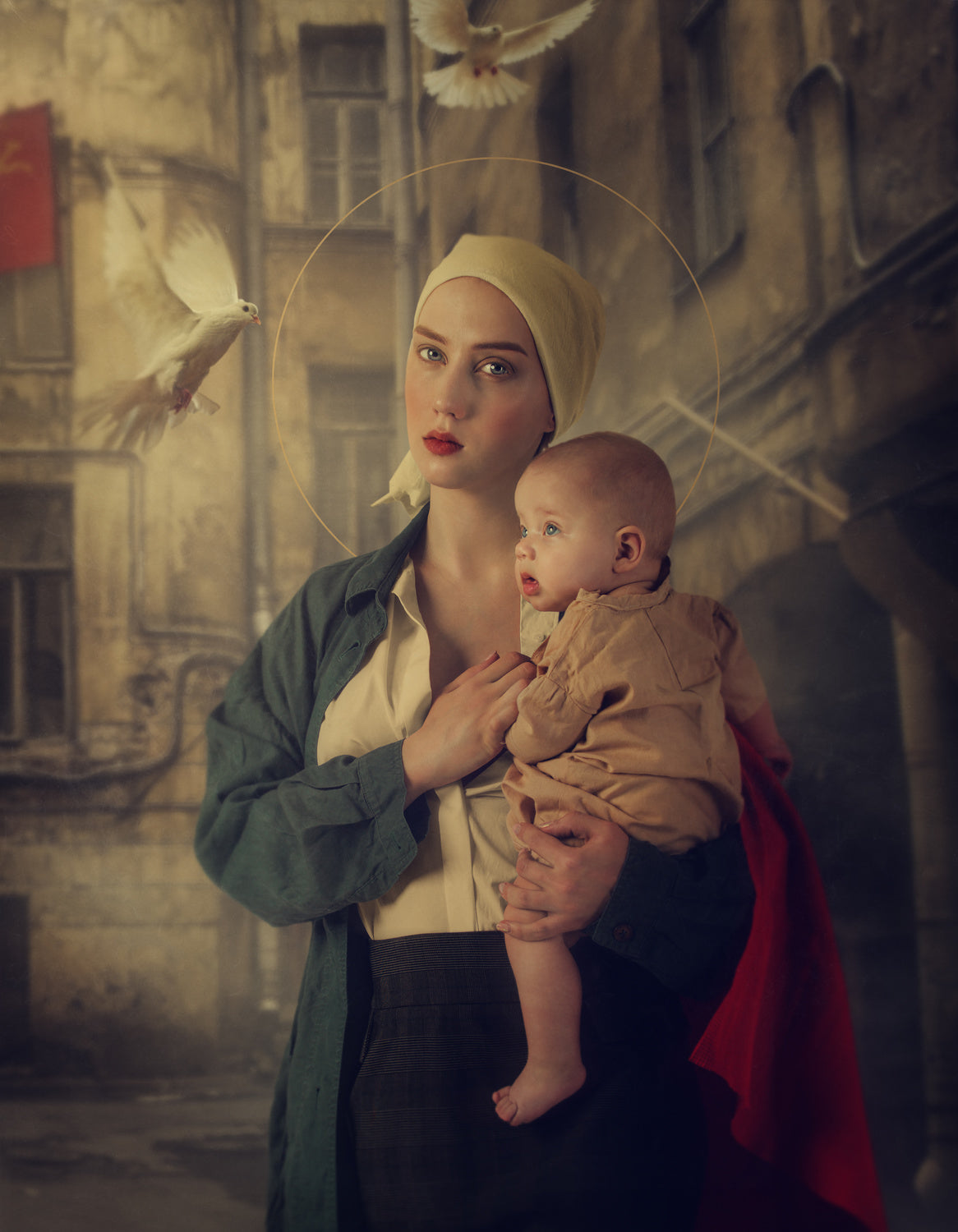 Red Madonna Poster och Canvastavla