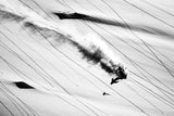Skiing Powder II Poster och Canvastavla