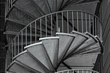 The spiral staircase Poster och Canvastavla