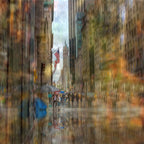rain in NY Poster och Canvastavla