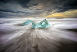 jokulsarlon beach Poster och Canvastavla