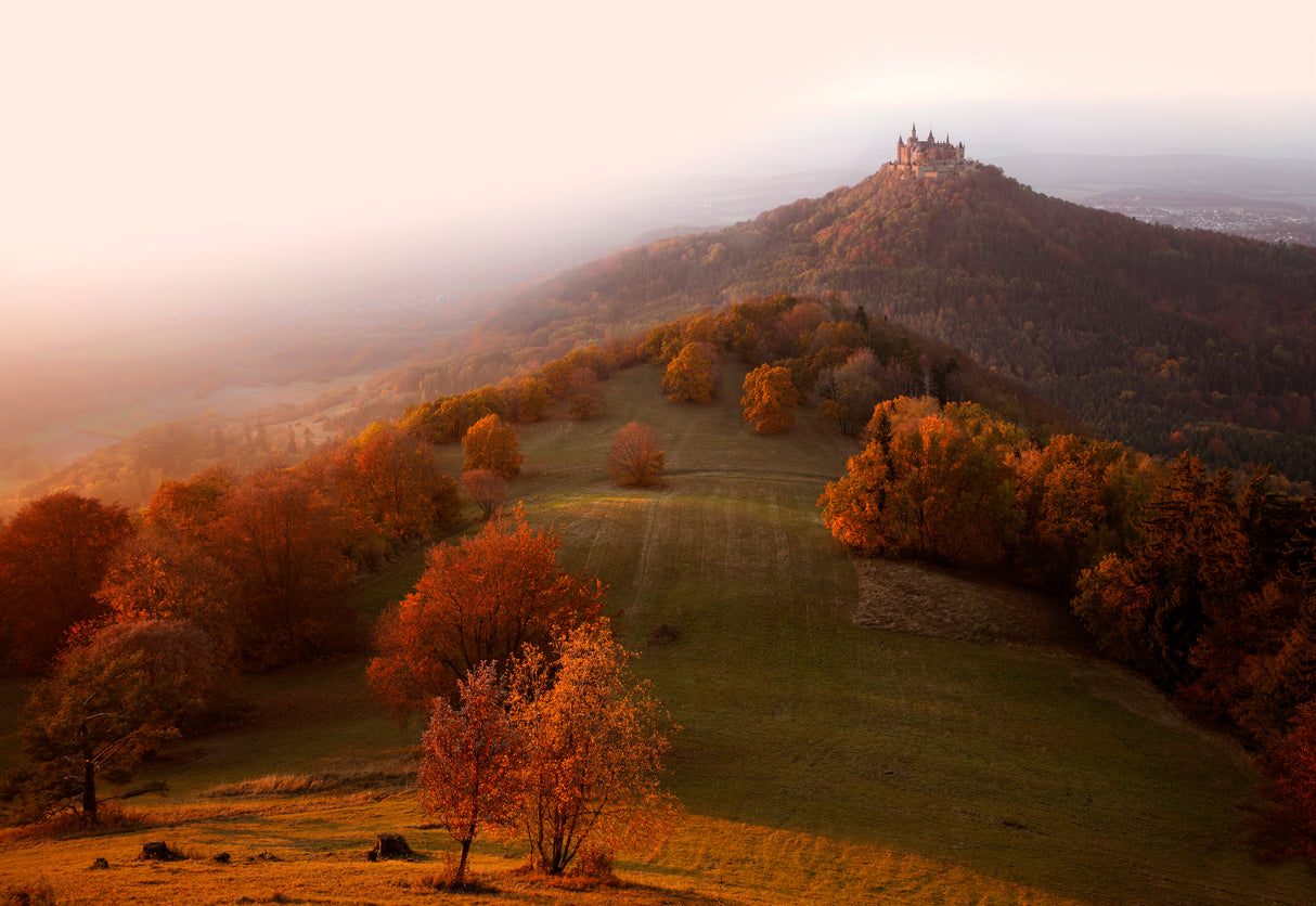Autumn on the Swabian Alb Poster och Canvastavla