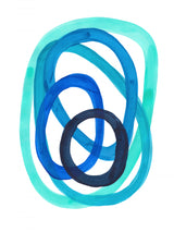 Ocean Spirals Poster och Canvastavla