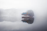 Foggy Lake Poster och Canvastavla