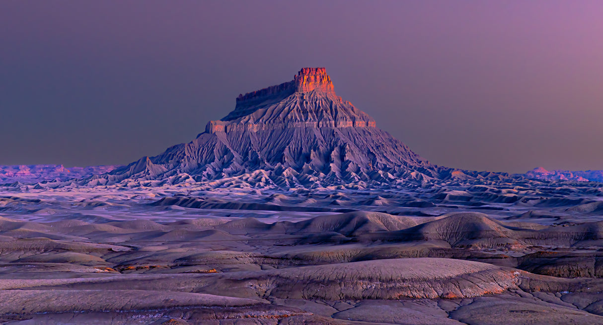Factory Butte Poster och Canvastavla