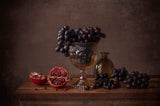 Ripe pomegranate Poster och Canvastavla