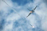 F 16 i fuld fart! Poster och Canvastavla