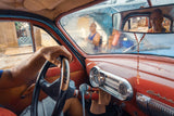Raining on the Road Poster och Canvastavla