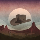 Cowboy Hat Poster och Canvastavla