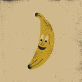 Happy Banana Poster och Canvastavla