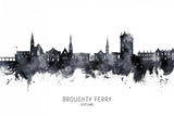 Broughty Ferry Scotland Skyline Poster och Canvastavla