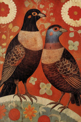 Nostalgic Birds Poster och Canvastavla