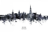 Bern Switzerland Skyline Poster och Canvastavla