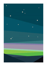 Northern Lights Poster och Canvastavla