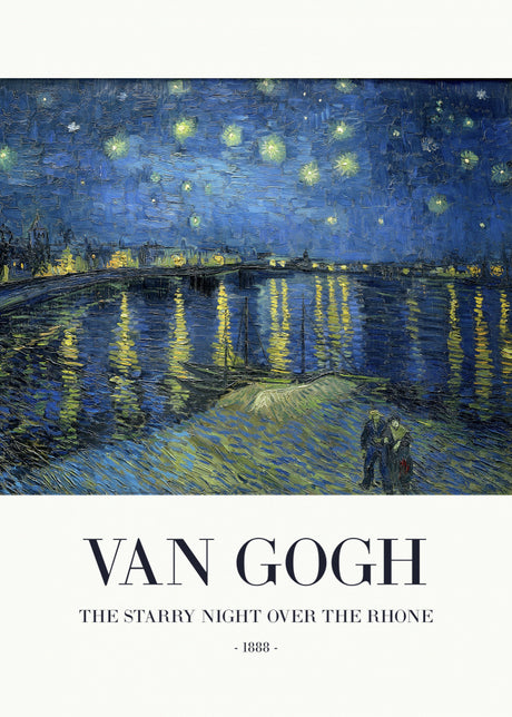 The Starry Night Over The Rhone Kitchen poster eller kökstavla