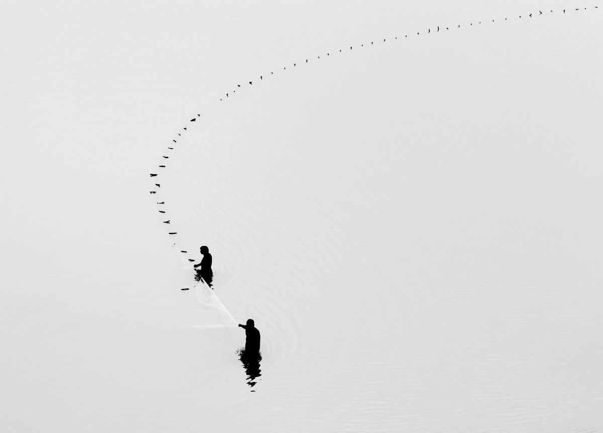 Fishermen. Poster och Canvastavla