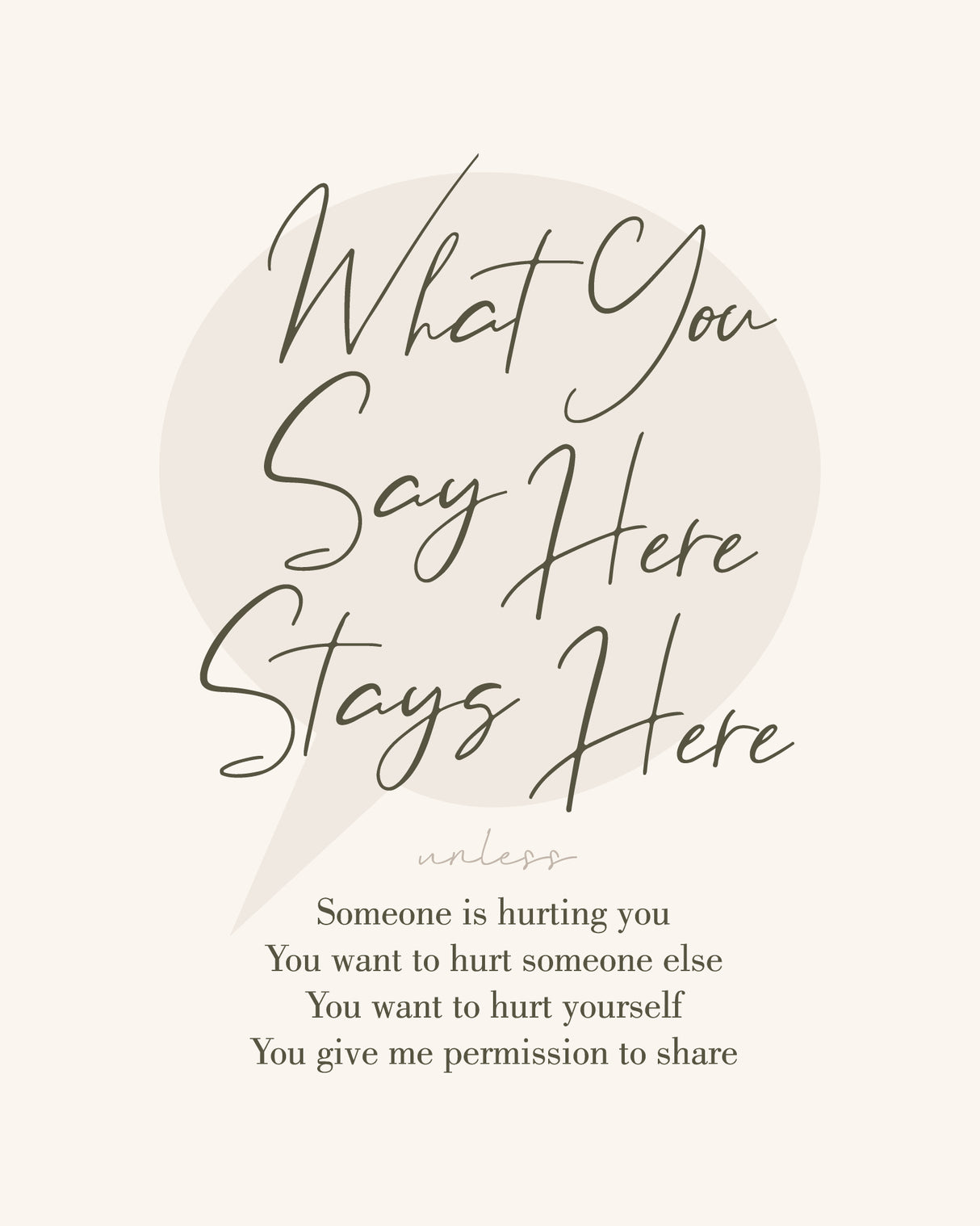 Stays Here No1 Poster och Canvastavla