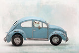 Amazon Milk Frog in VW Bug Poster och Canvastavla