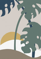 Monstera Cut Out 02 Poster och Canvastavla