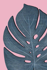 Blue Leaf Poster och Canvastavla