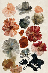 Dry Flower Collection Poster och Canvastavla