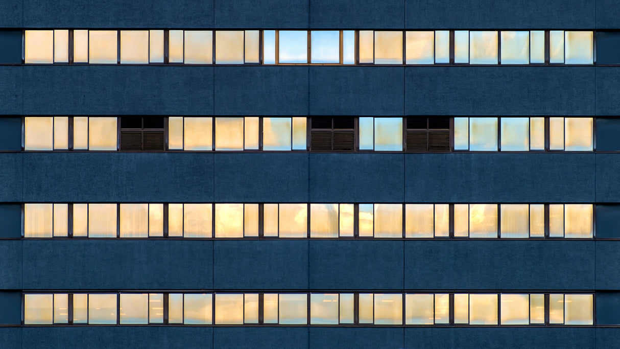 Windows with Sky View Poster och Canvastavla