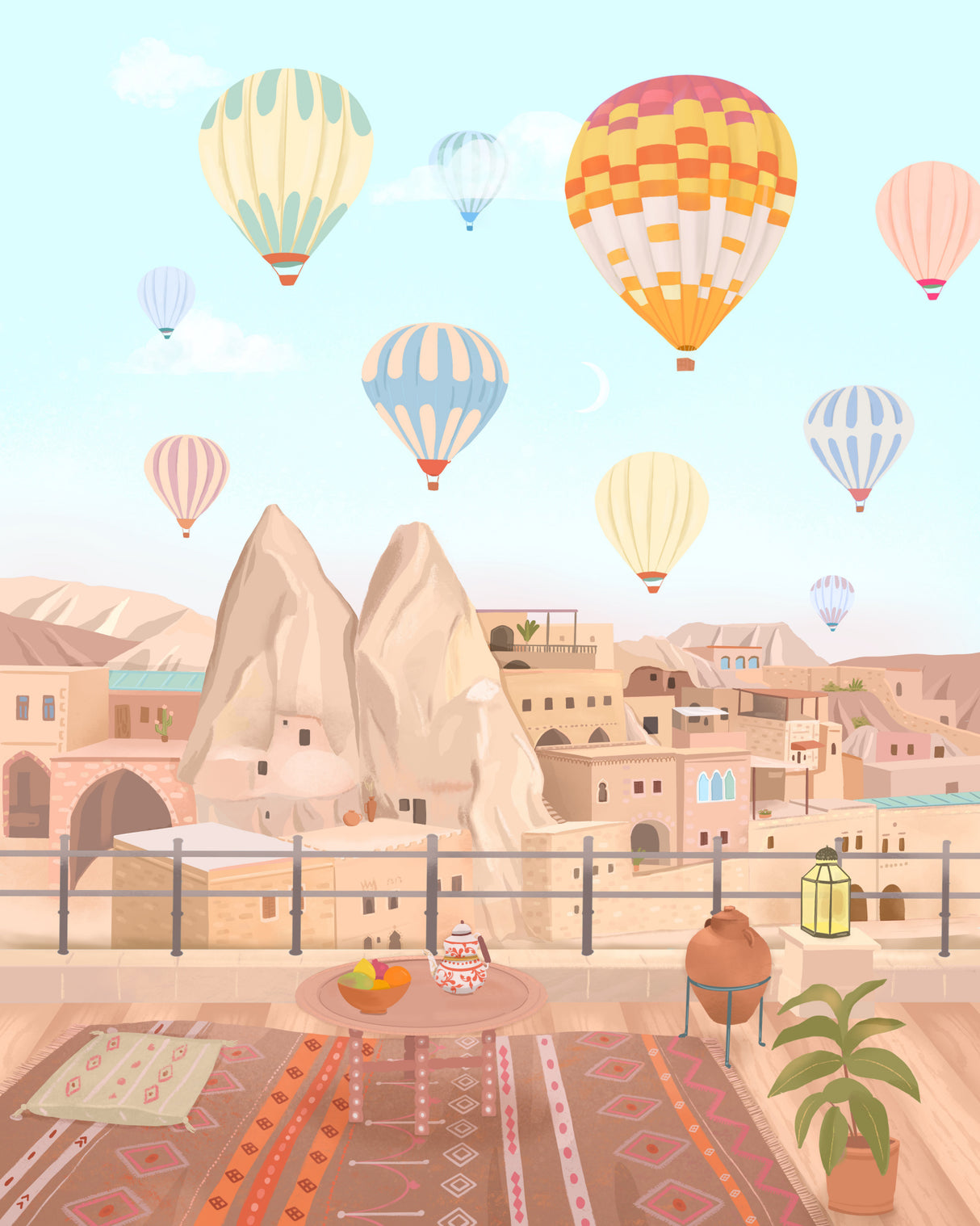 Cappadokia Poster och Canvastavla