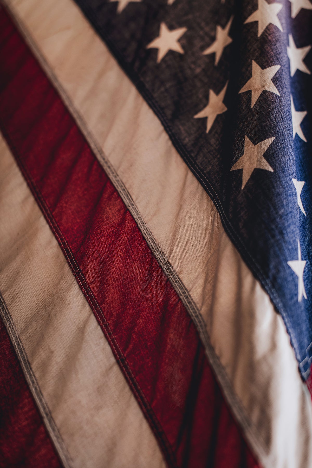 USA Flag Poster och Canvastavla