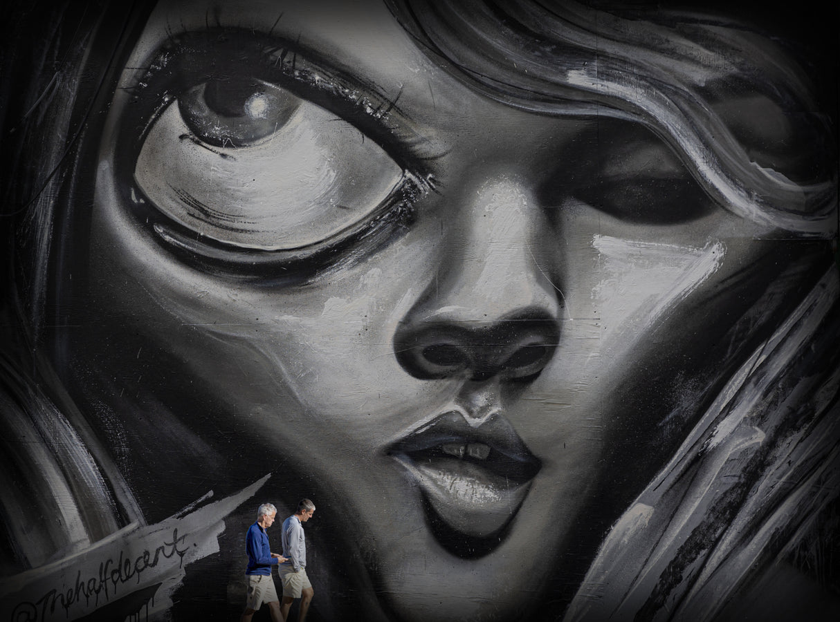 The Graffiti Wall Poster och Canvastavla