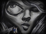 The Graffiti Wall Poster och Canvastavla