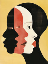 African Art Smooth 4 Poster och Canvastavla