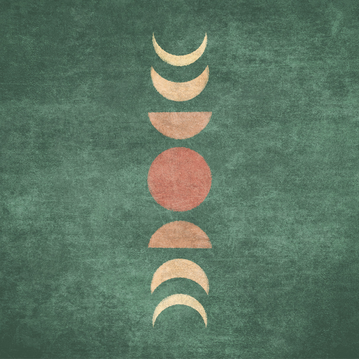 Moon Phases Poster och Canvastavla