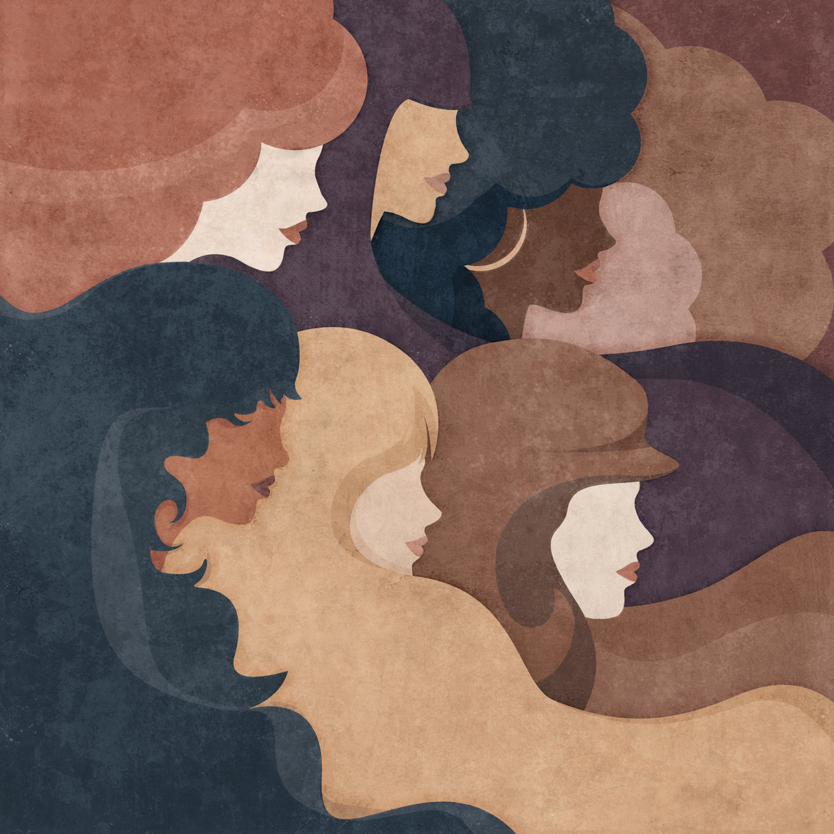 Absctract Womens Poster och Canvastavla