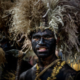 Portrait at Goroka Sing Sing, Papua New Guinea High Lands Poster och Canvastavla