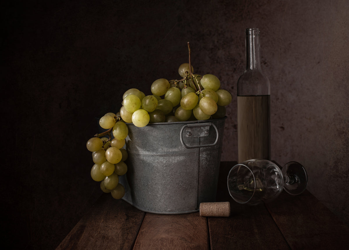 White wine Poster och Canvastavla