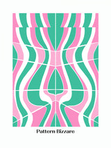 Pattern Bizarre In Green Poster och Canvastavla