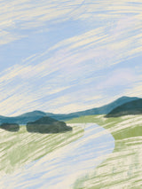 Abstract Landscape Sketch Poster och Canvastavla