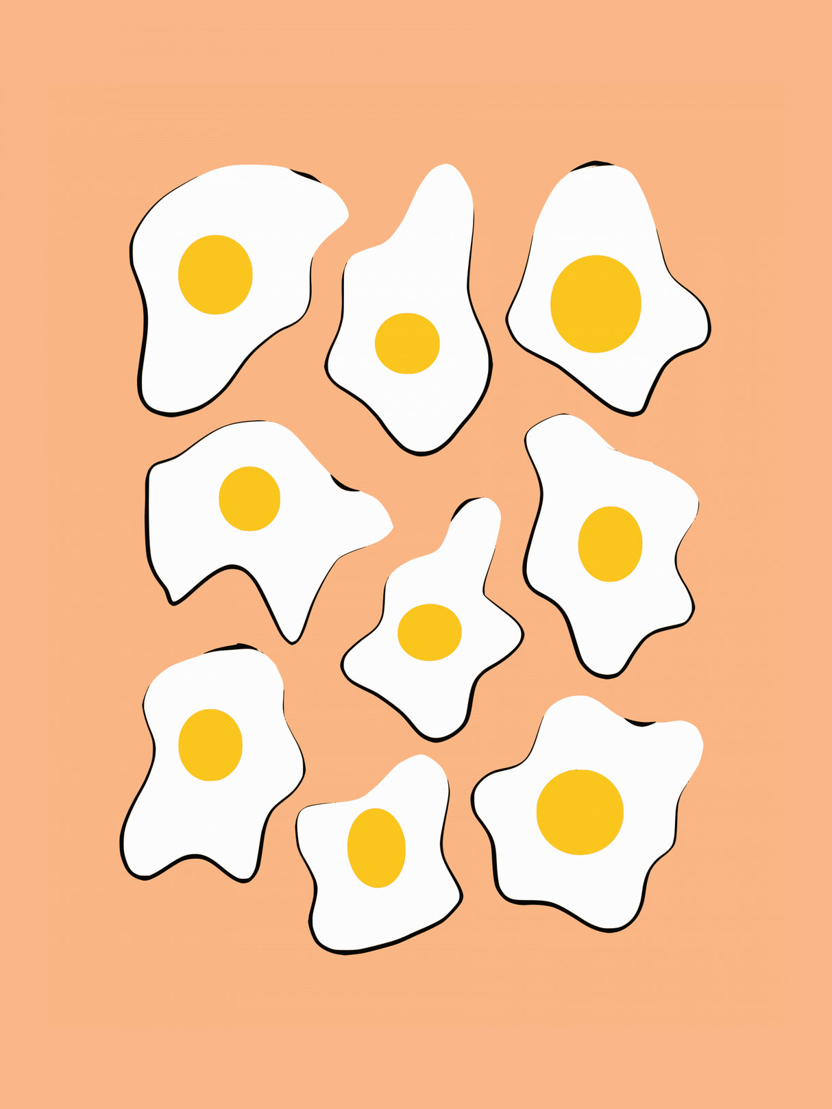 Nine Eggs a Day Poster och Canvastavla