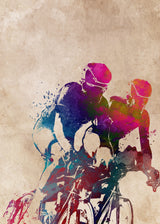 Bikers sport art 36 Poster och Canvastavla